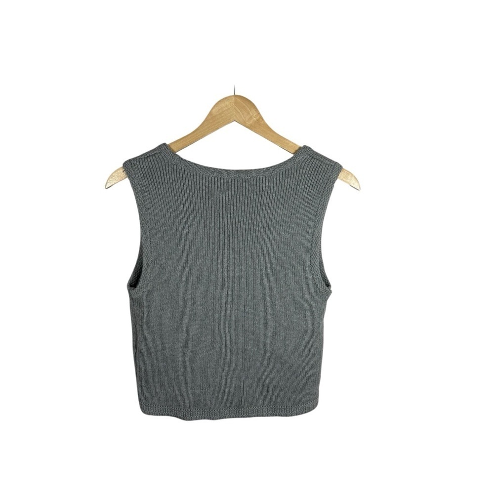 Abercrombie & Fitch Women’s Mara Button-Up Sweater Vest Grey XS - Picture 9 of 9